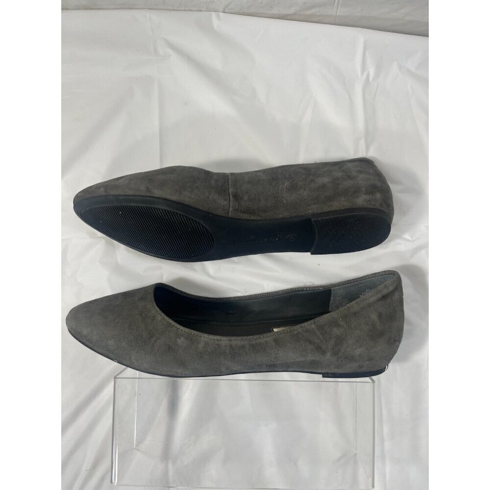 Audrey Brooke Mojito Suede Flats  Grey